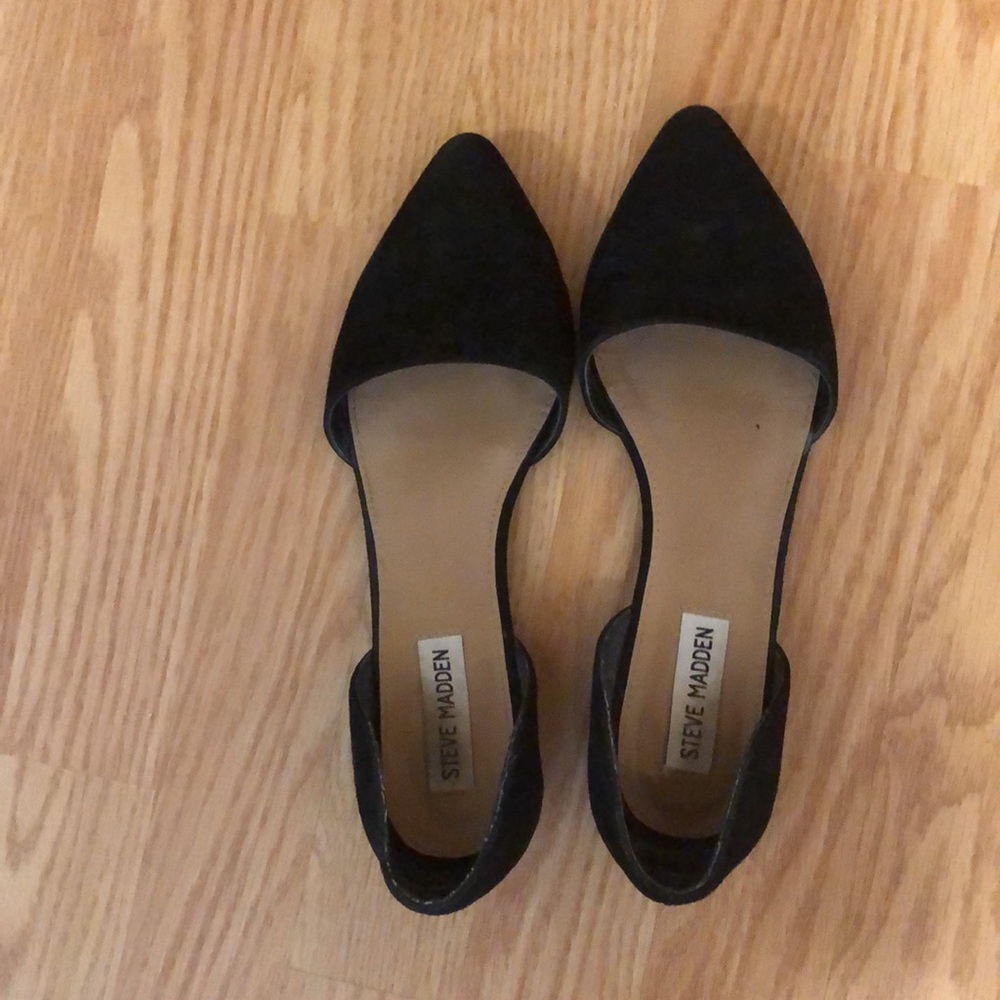 Steve Madden Suede D’Orsay Flats - Picture 2 of 10